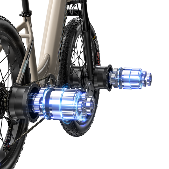 Shengmilo S700 1000W*2 Dual Motor Electric Bike 17.5Ah Samsung Battery - Image 27