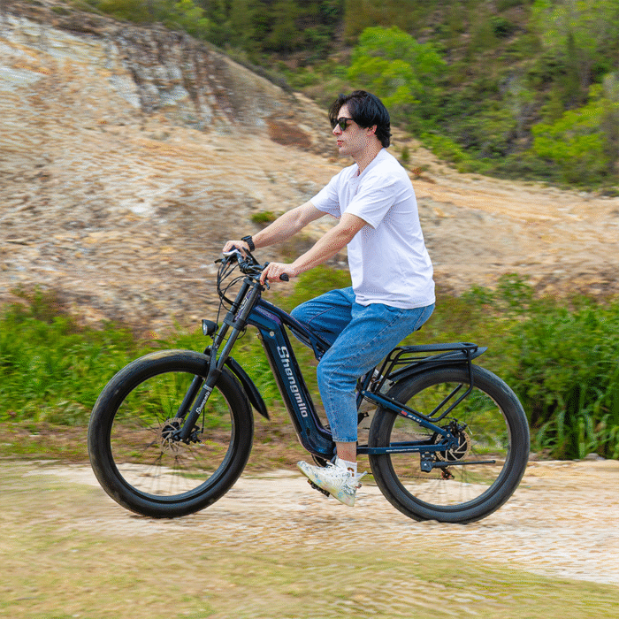Shengmilo MX03 full suspension e-bike 48V 17.5AH 90KM - Image 6