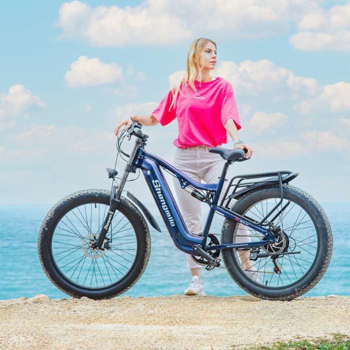 Shengmilo MX03 full suspension e-bike 48V 17.5AH 90KM - Image 9